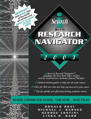 iSearch for Mass Communication, Theatre, and Film (with ContentSelect) - Roat, Ronald, and Contini, George, and Barr, Linda R.