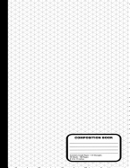 Isometric Grid Graph Paper Notebook - 1/4 Inch Equilateral Triangle Graph Pages - 100 Pages / 50 Sheets, 8-1/2" x 11"
