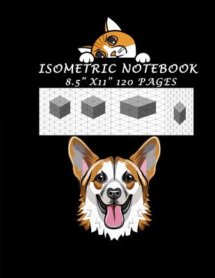 Isometric Notebook - 8.5" X 11" 120 Pages: Isometric Drawing Graph Paper Notebook: Grid of Equilateral Triangles, Useful for 3D Designs such as Architecture or Landscaping, & planning 3D Printer Projects & Maths Geometry in School. Isometric Reticle dot - Isometric Hexagon Graph & Grid Paper Exp
