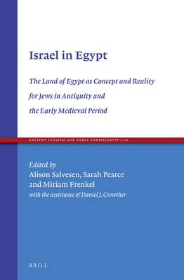 Israel in Egypt: The Land of Egypt as Concept and Reality for Jews in Antiquity and the Early Medieval Period - Salvesen, Alison, and Pearce, Sarah, and Frenkel, Miriam