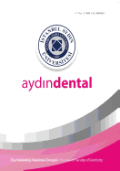 Istanbul Aydin University Journal of the Faculty of Dentistry: Year 1 N.1