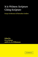 It Is Written: Scripture Citing Scripture: Essays in Honour of Barnabas Lindars, Ssf