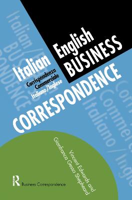 Italian/English Business Correspondence - Edwards, Vincent, and Shepheard, Gianfranca Gessa