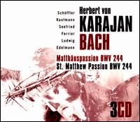 J.S. Bach: St. Matthew Passion, BWV 244 - Anny Felbermayer (vocals); Erich Kaufmann (vocals); Friedrich Uhl (vocals); Gisela Rauscher (vocals);...