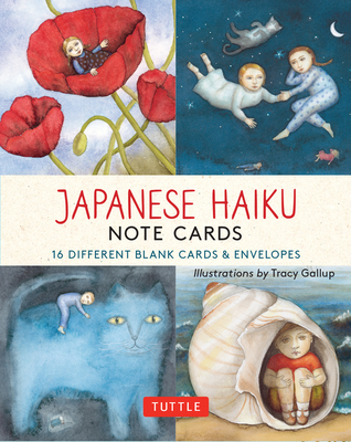 Japanese Haiku,16 Note Cards: 16 Different Blank Cards with 17 Star Patterned Envelopes - Ramirez-Christensen, Esperanza, and Gallup, Tracy (Illustrator)