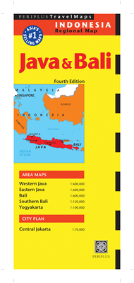 Java and Bali Travel Map - Periplus Editors