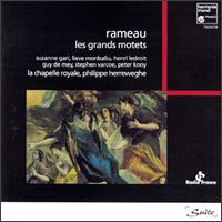 Jean-Philippe Rameau: Grands Motets - Guy de Mey (tenor); Henri Ledroit (counter tenor); Lieve Monbaliu (soprano); Peter Kooij (bass); Stephen Varcoe (bass); Suzanne Gari (soprano)