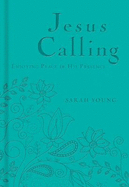 Jesus Calling (Deluxe)-Teal Leathersoft - Sarah, Young