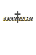 Jesus Saves: Monatsplaner, Termin-Kalender - Geschenk-Idee fr glubige Christen - A5 - 120 Seiten