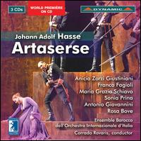 Johann Adolf Hasse: Artaserse - Anicio Zorzi Giustiniani (vocals); Antonio Giovannini (vocals); Corrado Rovaris (harpsichord); Franco Fagioli (vocals);...