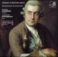 Johann Christian Bach: Symphonies & Concertos - Akademie fr Alte Musik, Berlin; Christoph Huntgeburth (flute); Raphael Alpermann (harpsichord); Stephan Mai (conductor)