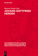 Johann Gottfried Herder: Zum 175. Todestag Am 18. Dezember 1978