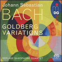 Johann Sebastian Bach: Goldberg Variations - Berlage Saxophone Quartet