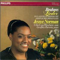 Johannes Brahms: Lieder - Geoffrey Parsons (piano); Jessye Norman (soprano); Ulrich von Wrochem (viola)