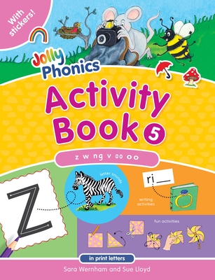 Jolly Phonics Activity Book 5: In Print Letters (American English Edition) - Wernham, Sara, and Lloyd, Sue