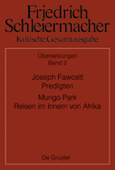 Joseph Fawcett, Predigten Mungo Park, Reisen Im Innern Von Afrika