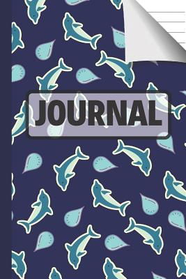 Journal: Cute Blue Dolphin Journal with Rain Drops to Write in for Kids and Teens - Creations Co, Colorful