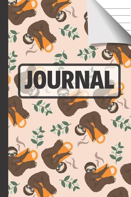 Journal: Cute Sloths & Coffee with Leaves Journal / Notebook: Sloths & Coffee Gifts for Women, Teens and Girls - Creations Co, Colorful