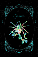 Journal: Gothic Floral Spider Lined Paper Blank Pages (Notebook, Diary)