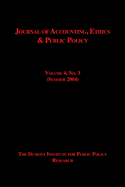 Journal of Accounting, Ethics & Public Policy