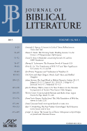 Journal of Biblical Literature 134.1 (2015)