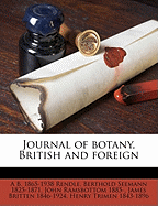 Journal of Botany, British and Foreign Volume 56 1918