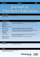 Journal of Character Education Volume 18 Number 2 2022