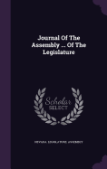 Journal Of The Assembly ... Of The Legislature