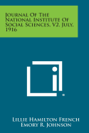 Journal of the National Institute of Social Sciences, V2, July, 1916