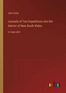 Journals of Two Expeditions into the Interior of New South Wales: in large print