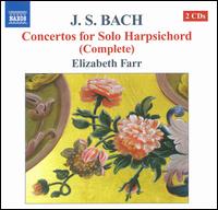 JS Bach: Concertos for Solo Harpsichord - Elizabeth Farr (harpsichord)