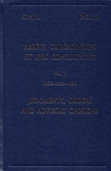 Judgments, orders and advisory opinions: Vol. 1, 1922-1923-1924