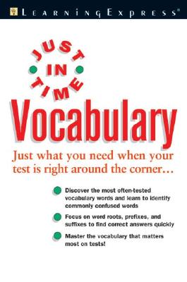 Just in Time Vocabulary - Chesla, Elizabeth L