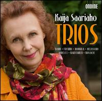 Kaija Saariaho: Trios - Anssi Karttunen (cello); Florent Jodelet (percussion); Mikael Helasvuo (flute); Pia Freund (soprano); Steven Dann (viola);...