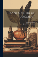 Kant's Kritik of Judgment