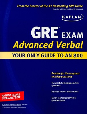 Kaplan GRE Exam Advanced Verbal - Kaplan (Creator)