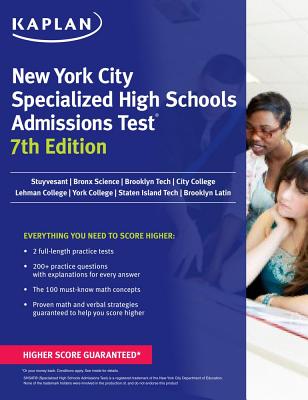 Kaplan New York City Specialized High School Admissions Test - Kaplan