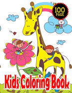Kids Coloring Book: Fun with Super Hero, Unicorn, Micky Mouse, Animals & More- Easy, and Relaxing Coloring Pages-100 Page-Age 4-12