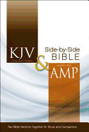 KJV, Amplified, Side-by-Side Bible, Hardcover, Red Letter Edition