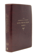 KJV, Charles F. Stanley Life Principles Bible, 2nd Edition, Leathersoft, Burgundy, Thumb Indexed, Comfort Print: Growing in Knowledge and Understanding of God Through His Word