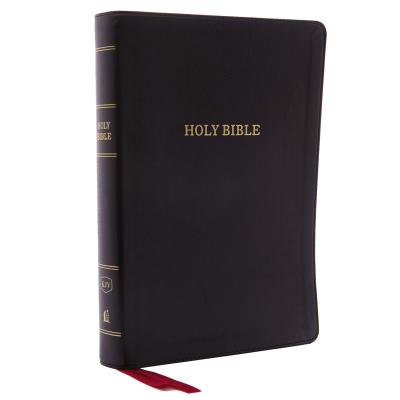 KJV, Deluxe Reference Bible, Giant Print, Imitation Leather, Black, Red Letter Edition - Thomas Nelson