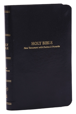 KJV Holy Bible: Pocket New Testament with Psalms and Proverbs, Black Leatherflex, Red Letter, Comfort Print: King James Version - Thomas Nelson