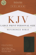 KJV Large Print Personal Size Reference Bible, Charcoal LeatherTouch - Holman Bible Staff, Holman Bible Staff (Editor)