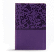 KJV Large Print Personal Size Reference Bible, Purple Leathertouch