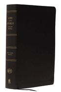 KJV, Life in the Spirit Study Bible, Bonded Leather, Black, Thumb Indexed, Red Letter: Formerly Full Life Study