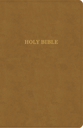 KJV Personal Size Giant Print Bible, Camel Suedesoft Leathertouch, Indexed