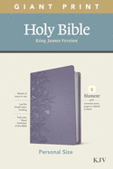 KJV Personal Size Giant Print Bible, Filament Enabled Edition (Leatherlike, Peony Lavender)