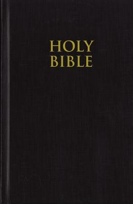 KJV, Pew Bible, Large Print, Hardcover, Black, Red Letter Edition - Zondervan Publishing