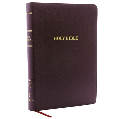 KJV, Reference Bible, Giant Print, Bonded Leather, Burgundy, Red Letter Edition - Thomas Nelson