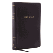 KJV, Reference Bible, Personal Size Giant Print, Bonded Leather, Black, Red Letter Edition